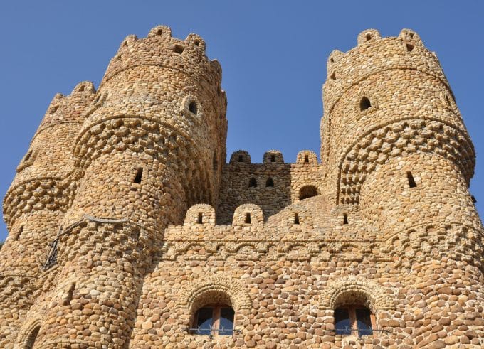 Castillo de Cebolleros. Serafín Villarán construyó su propio castillo